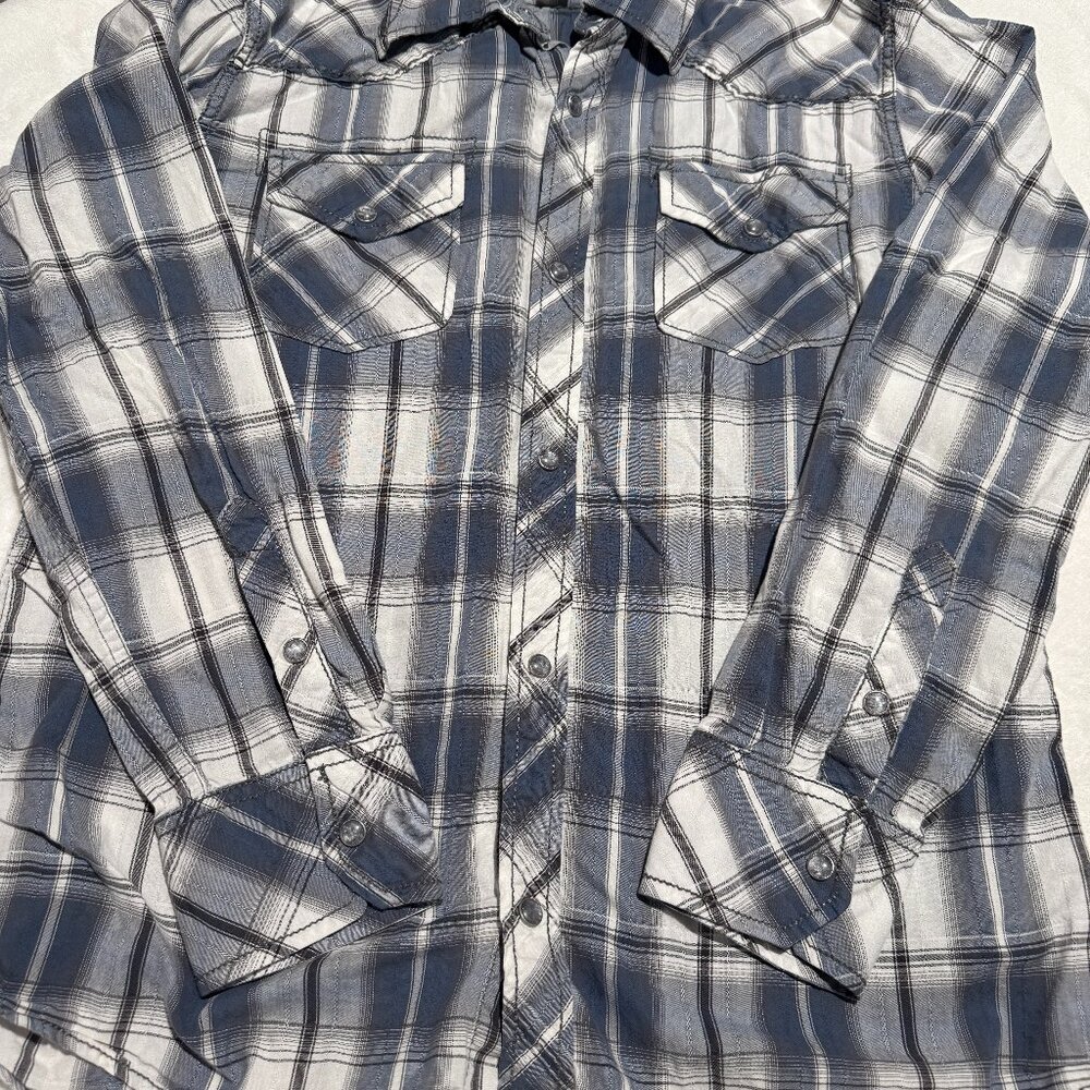 Men's BKE button down cotton shirt Size L